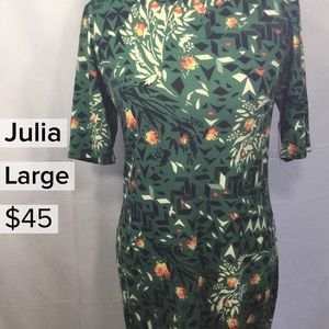 Large LuLaRoe Julia Dress.